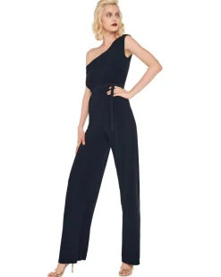 Norma Kamali Sleeveless Drop Shoulder Jumpsuit
