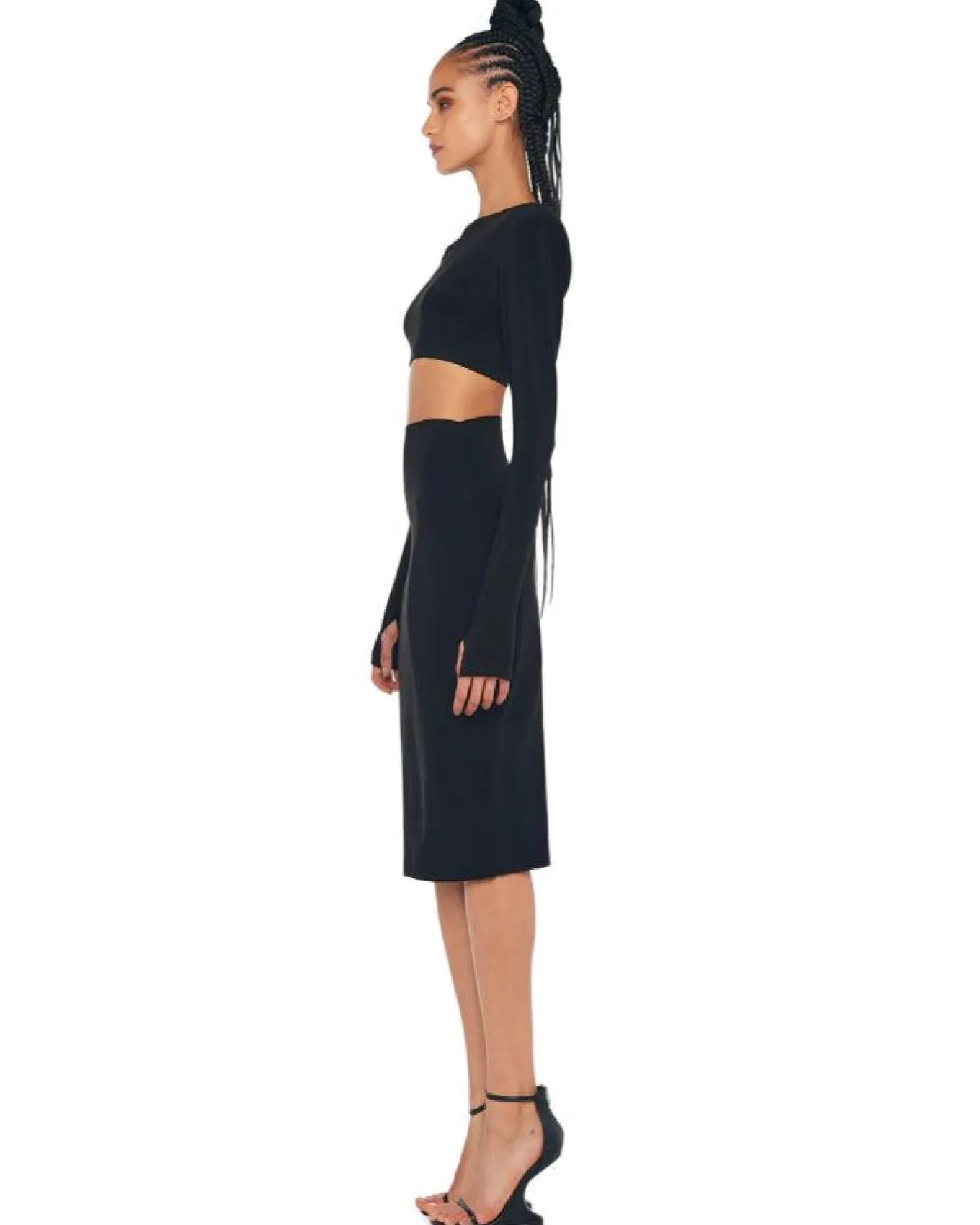 Norma Kamali Straight Skirt To Knee