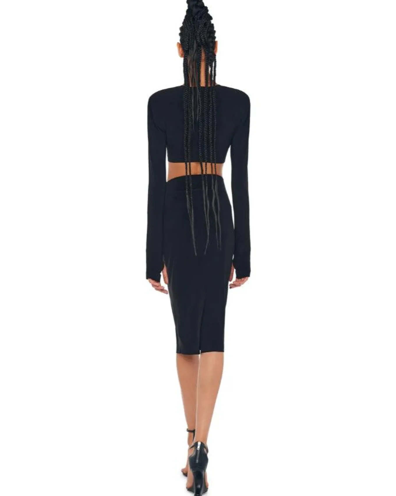 Norma Kamali Straight Skirt To Knee