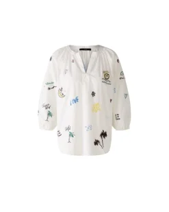Oui Embroidered Blouse