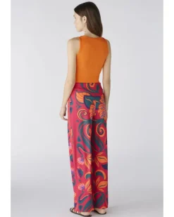 Oui Floral Print Pant