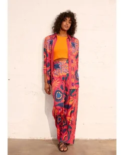 Oui Floral Print Pant