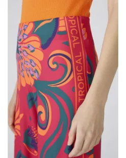 Oui Floral Print Pant