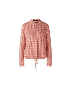 Oui Heart Print Blouse