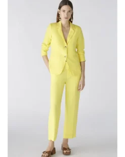 Oui Linen Two Button Blazer