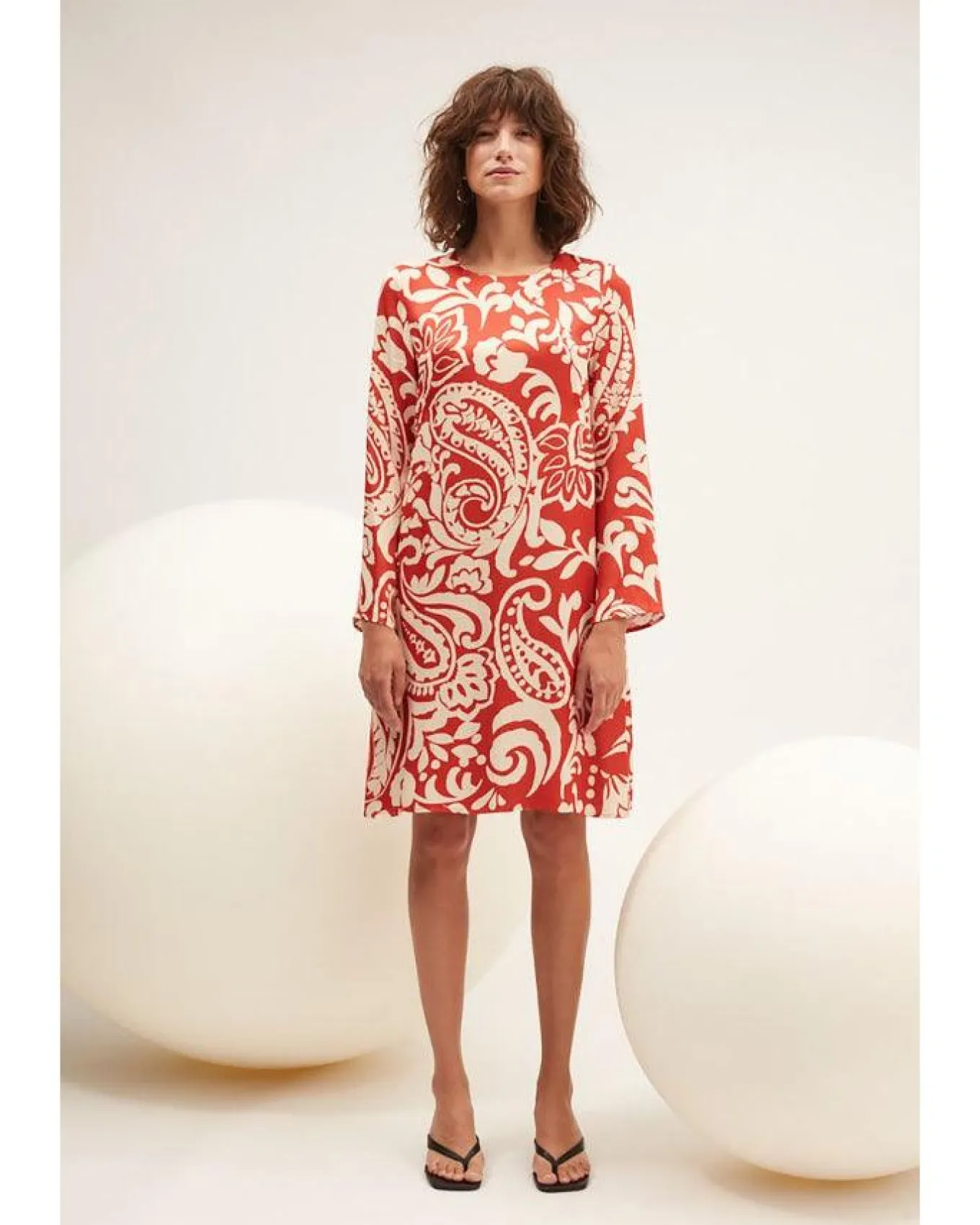 Oui Paisley Print Sheath Dress