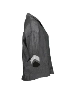 Purotatto Linen Sparkle Sleeve Shirt