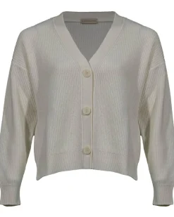 Purotatto Ribbed Short Cardigan