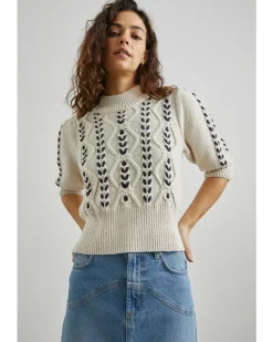 Rails Addy Navy Cable Knit Pullover