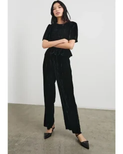 Rails Crinkle Velvet Top