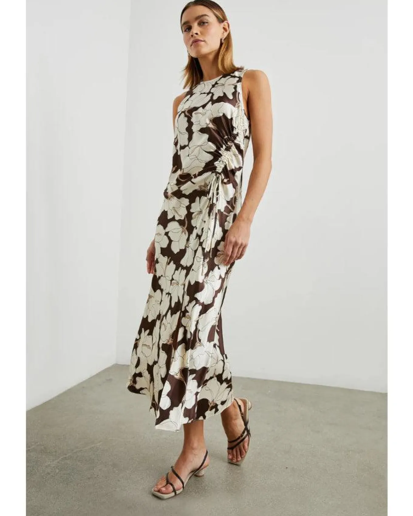 Rails Gabriella Mocha Floral Print Dress
