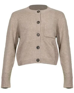 Repeat Crop Cashmere Cardigan