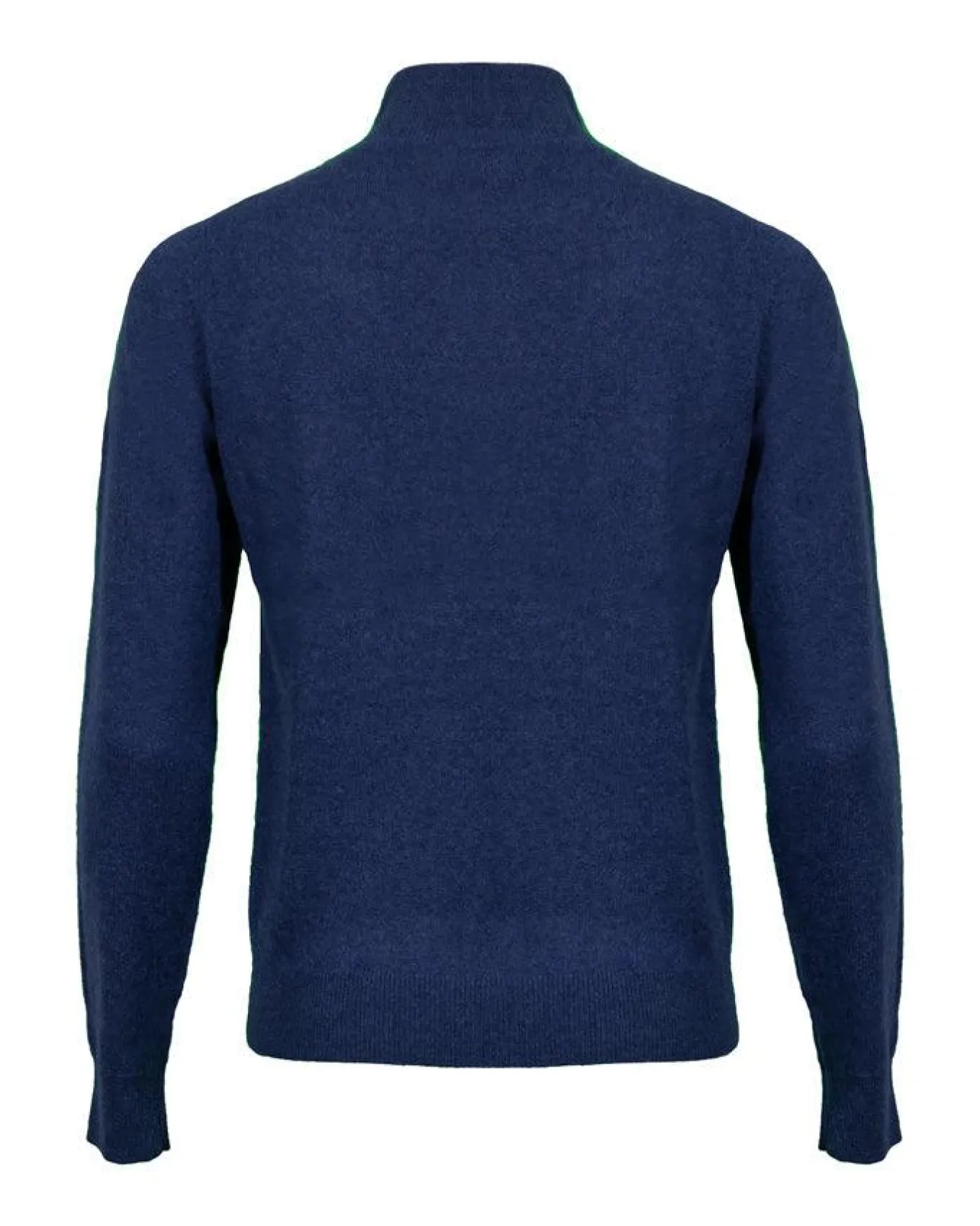 Repeat Mock Neck Cashmere Sweater Navy