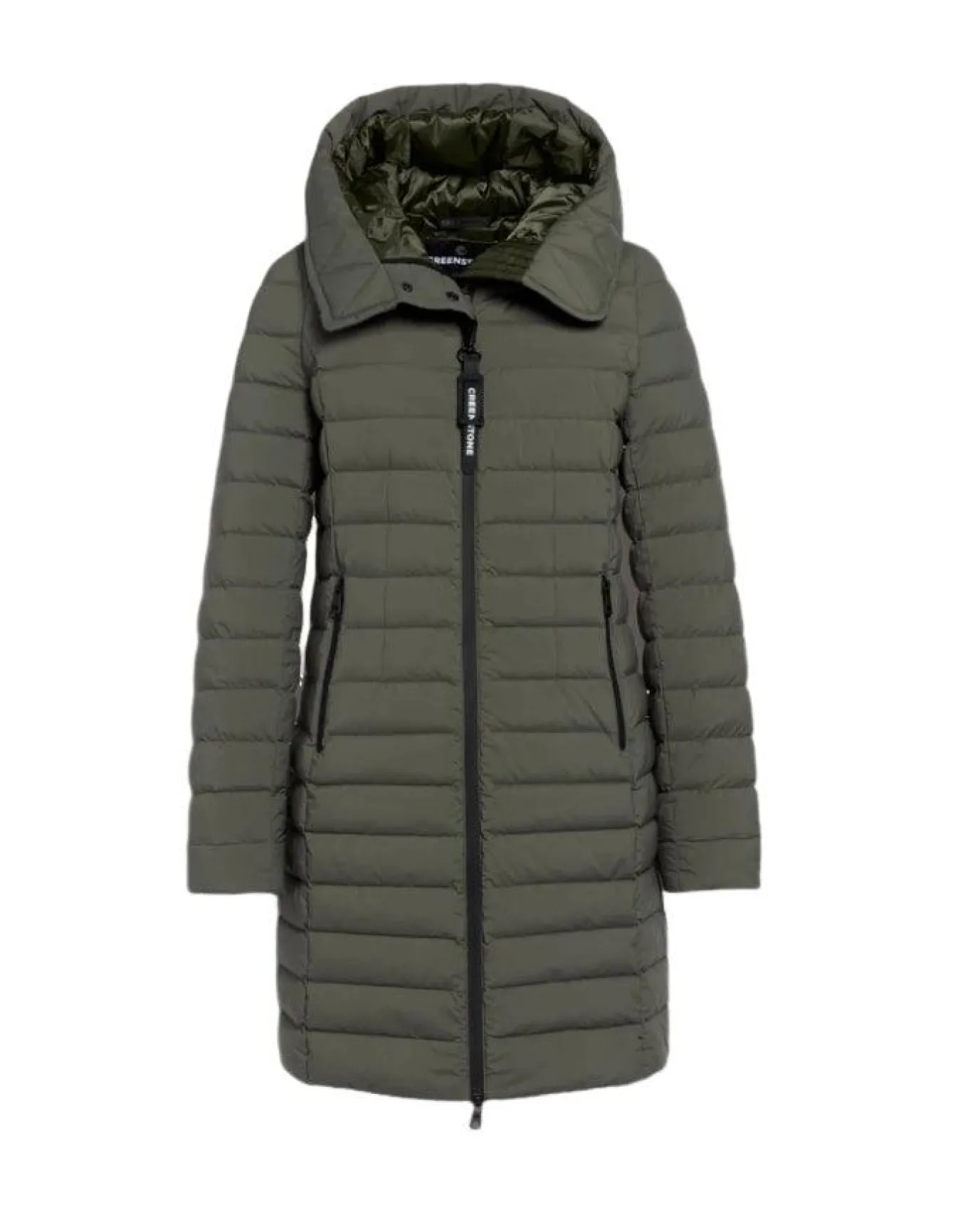 Ruth Knee Length Hooded Down Coat