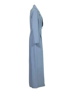 Single Breasted Straight Leg Jumpsuit