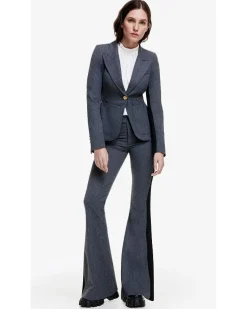 Smythe Patch Pocket Tux Black Stripe Blazer
