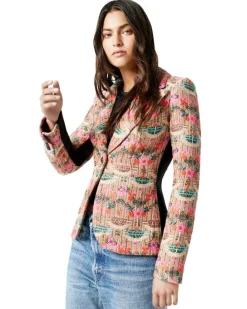 SMYTHE Patch Pocket Tux Stripe Blazer