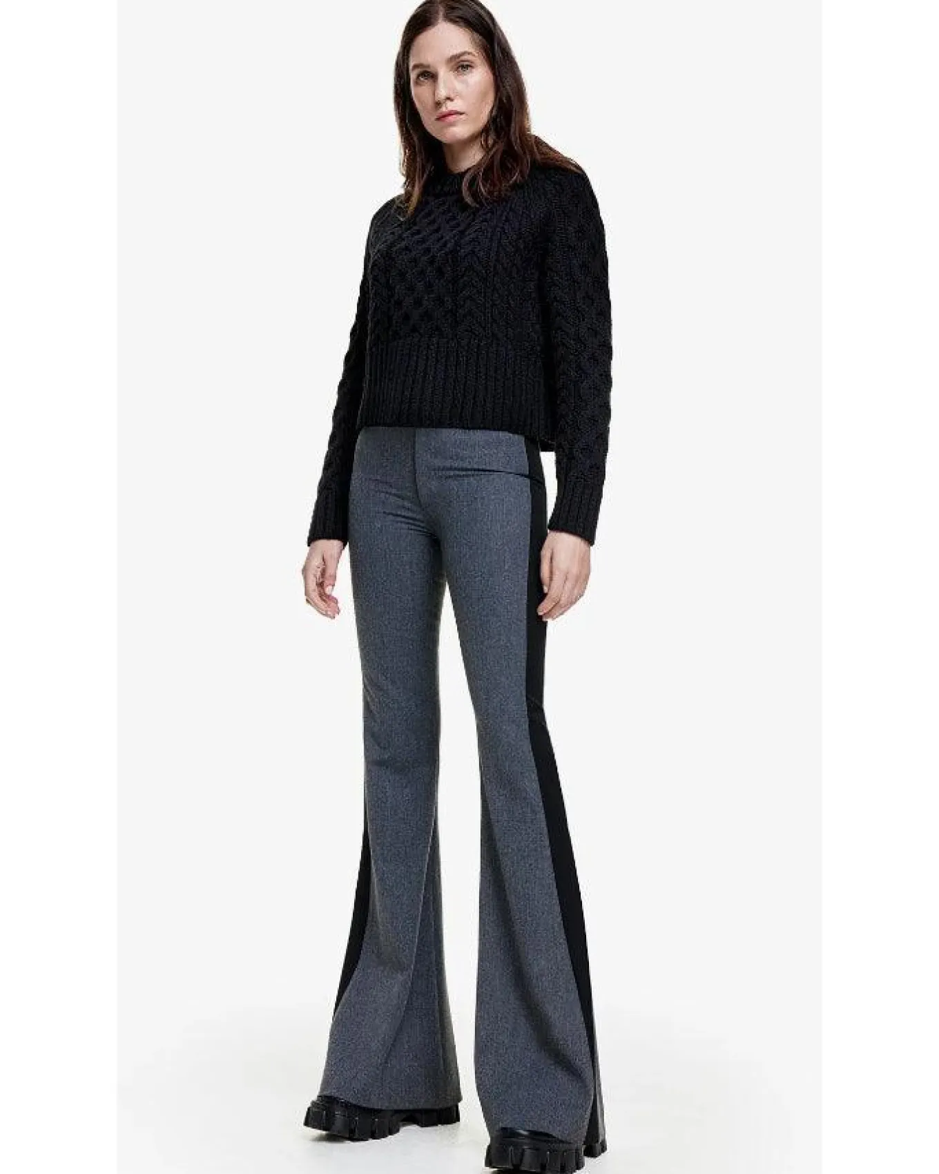 Smythe Tux Stripe Bootcut Pant