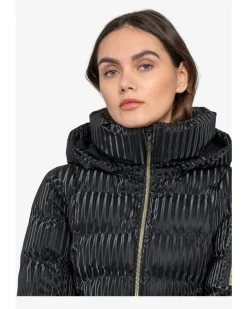 Sportalm Down Pleat Effect Puffer Jacket With Hood