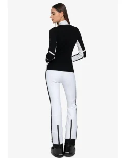 Sportalm Rib Knit Stand Collar Sweater With Contrast Details