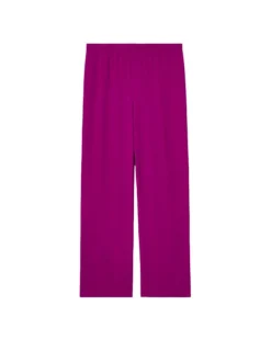 Straight Ankle Silk Georgette Pant