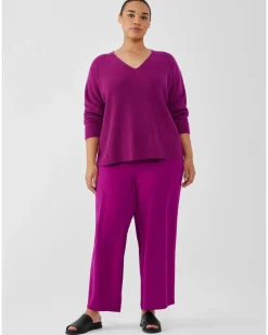 Straight Ankle Silk Georgette Pant