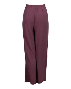 Straight Ankle Silk Georgette Pant
