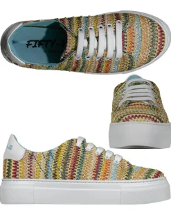 Thierry Rabotin Alessia Weave Texture Sneaker