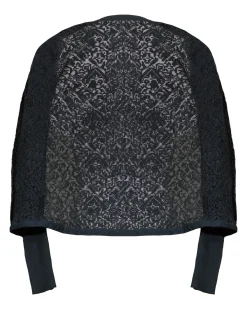 Tonet Embroidered Sheer Knit Cardigan