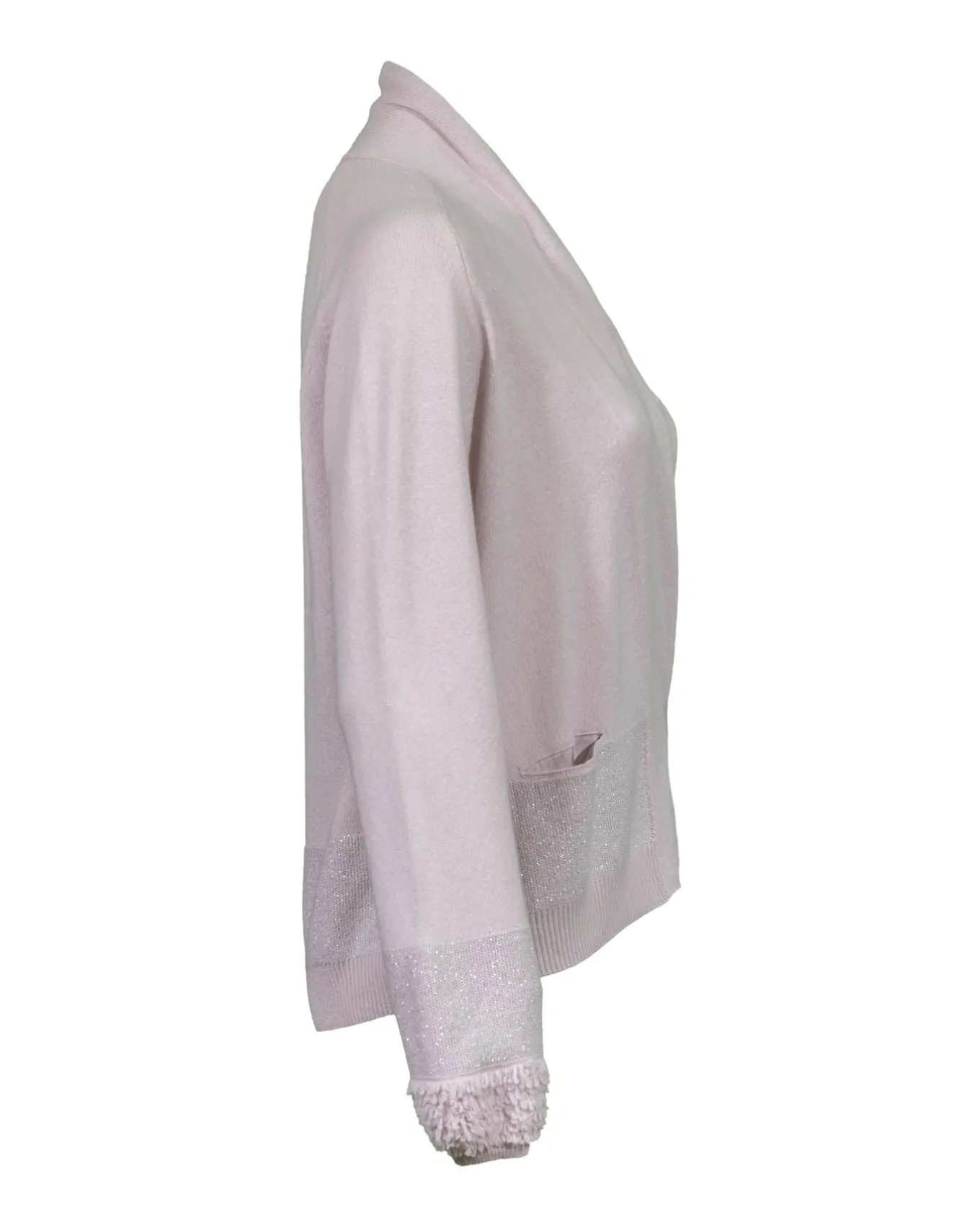 Tonet Silk Knit Open Cardigan