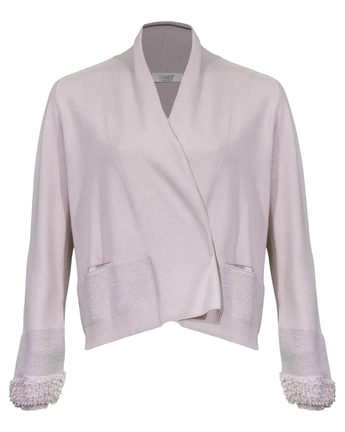 Tonet Silk Knit Open Cardigan