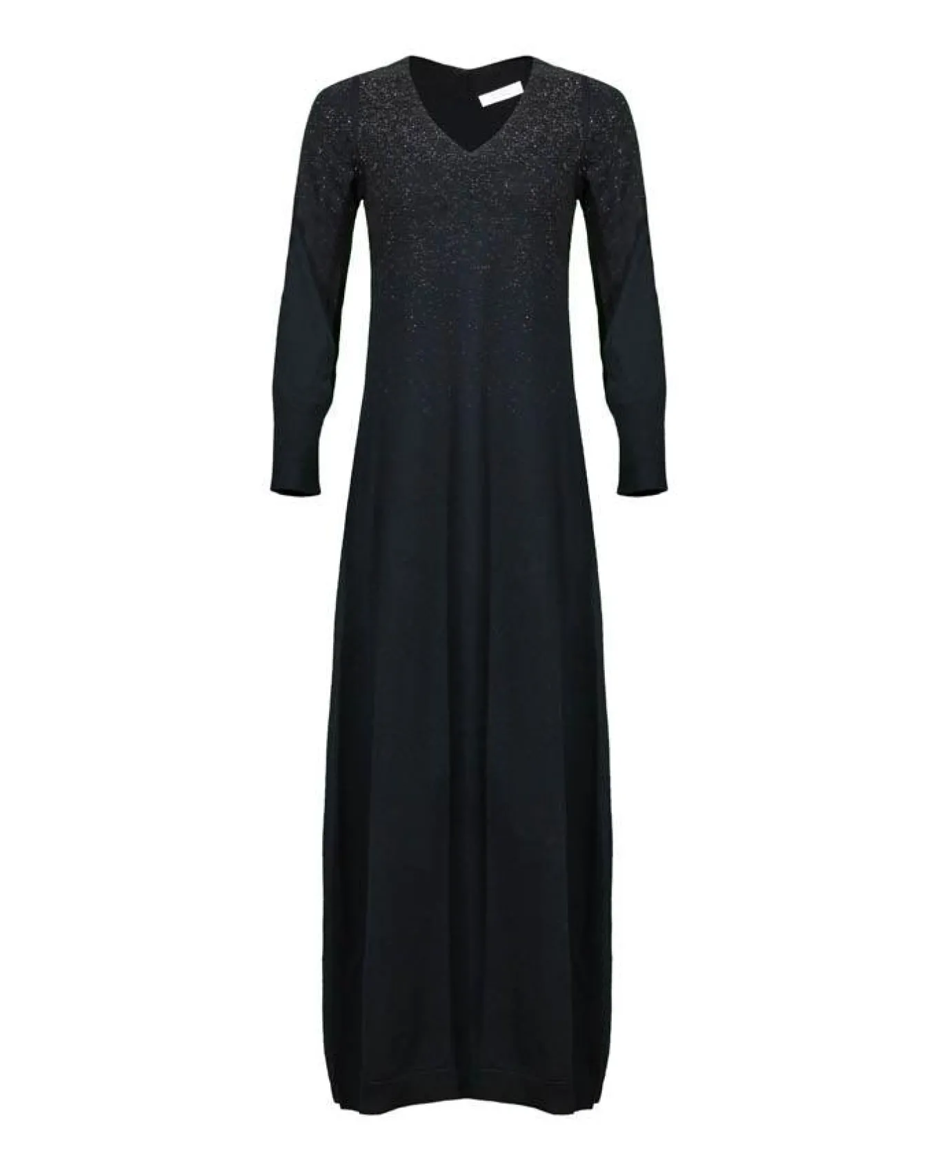 Tonet Sparkle V-Neck Knit Maxi Dress