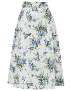 Veronica Beard Arwen Floral Skirt
