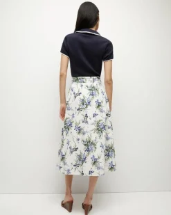 Veronica Beard Arwen Floral Skirt