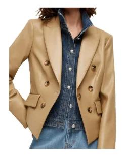 Veronica Beard Barta Denim Quilted Dickey