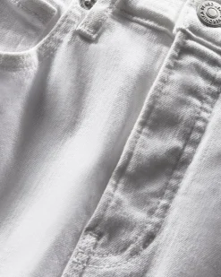 Veronica Beard Beverly Skinny Flare Jeans White