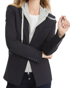 Veronica Beard Cashmere Wool Hoodie Dickey