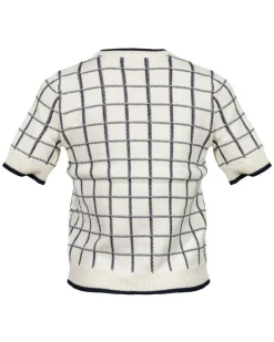 Veronica Beard Krissa Check Pullover