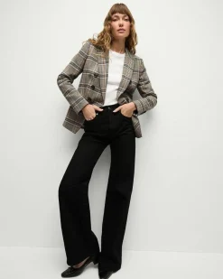 Veronica Beard Miller Multicolor Plaid Dickey Jacket