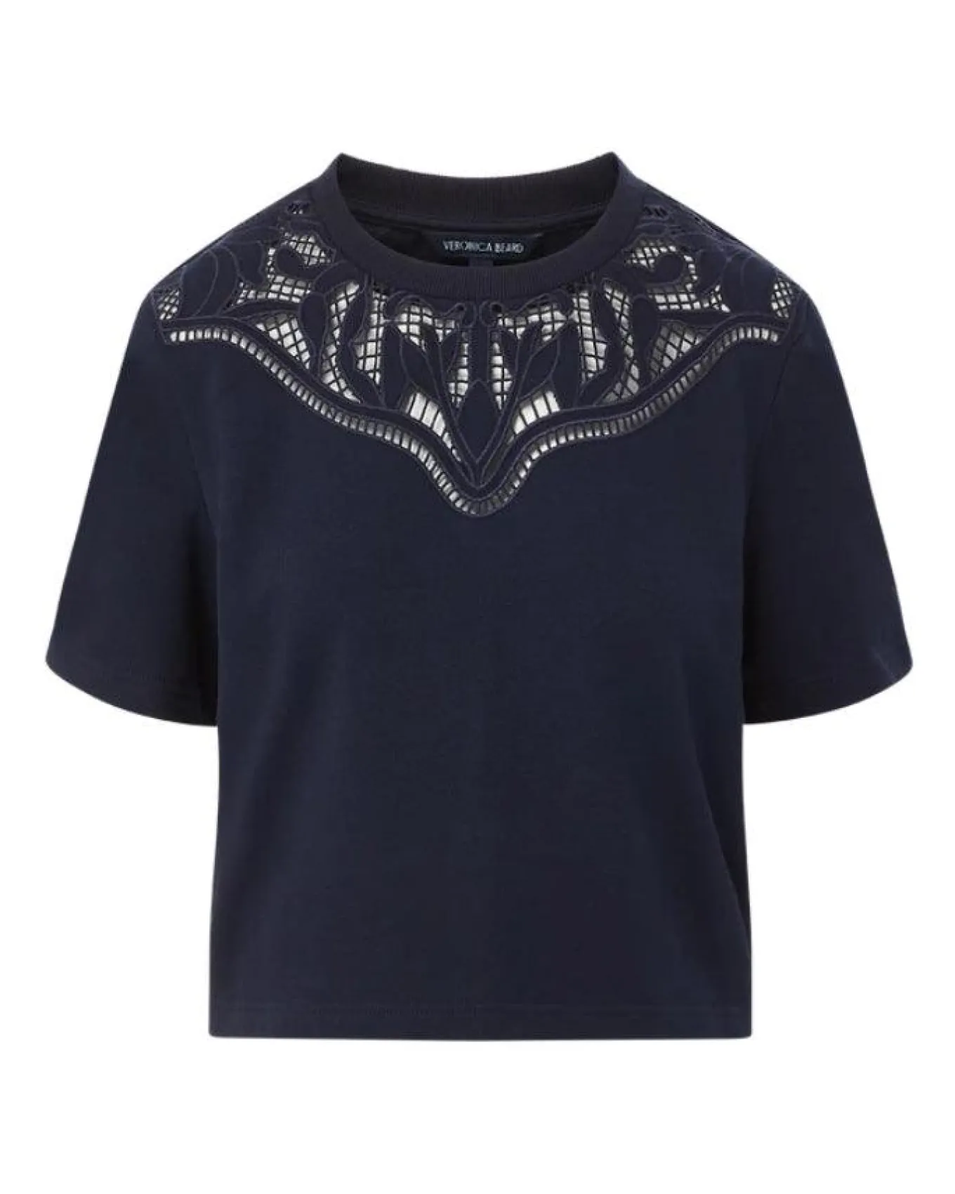 Veronica Beard Monty Embroidered Tee