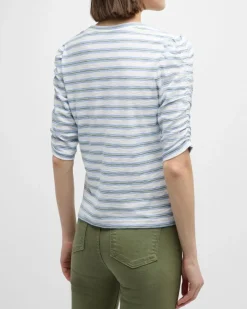 Veronica Beard Netto Contrast Stripe Tee