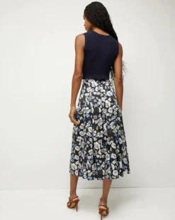 Veronica Beard Norris Floral Skirt
