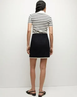 Veronica Beard Roman Tweed Short Skirt