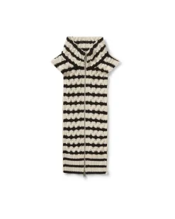 Veronica Beard Upstate Stripe Wool Dickey